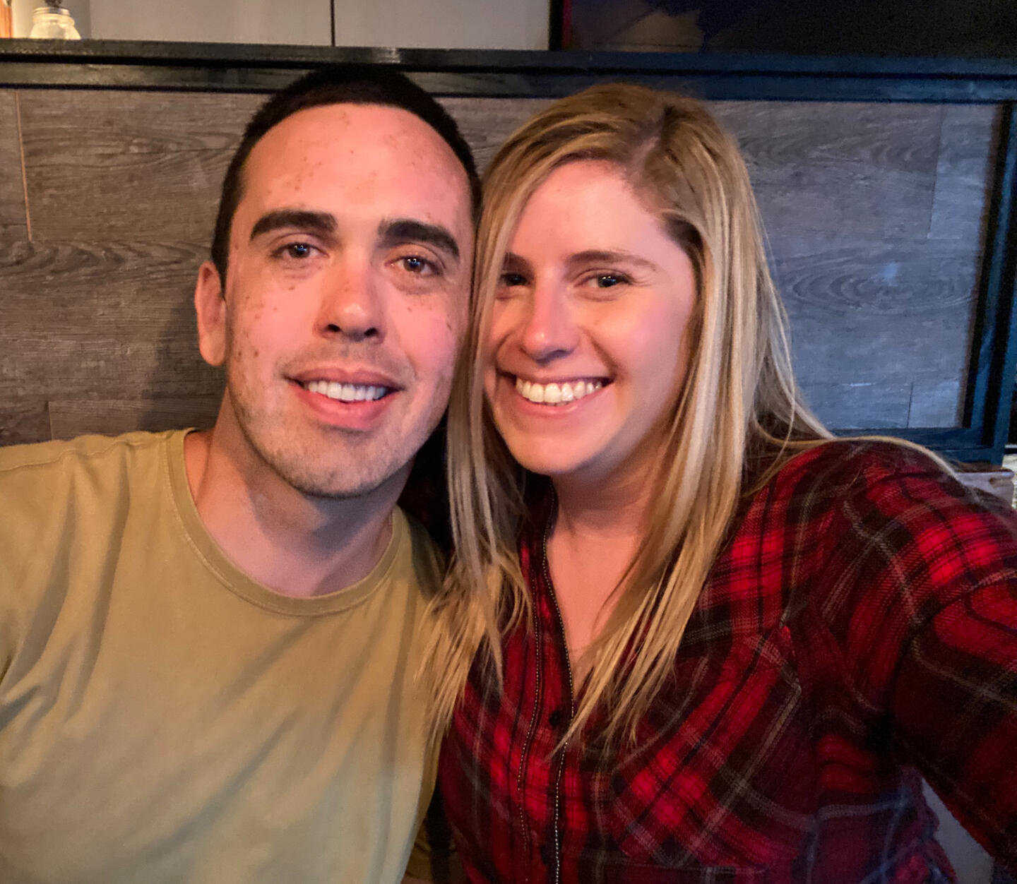 Will and Cambria smiling together